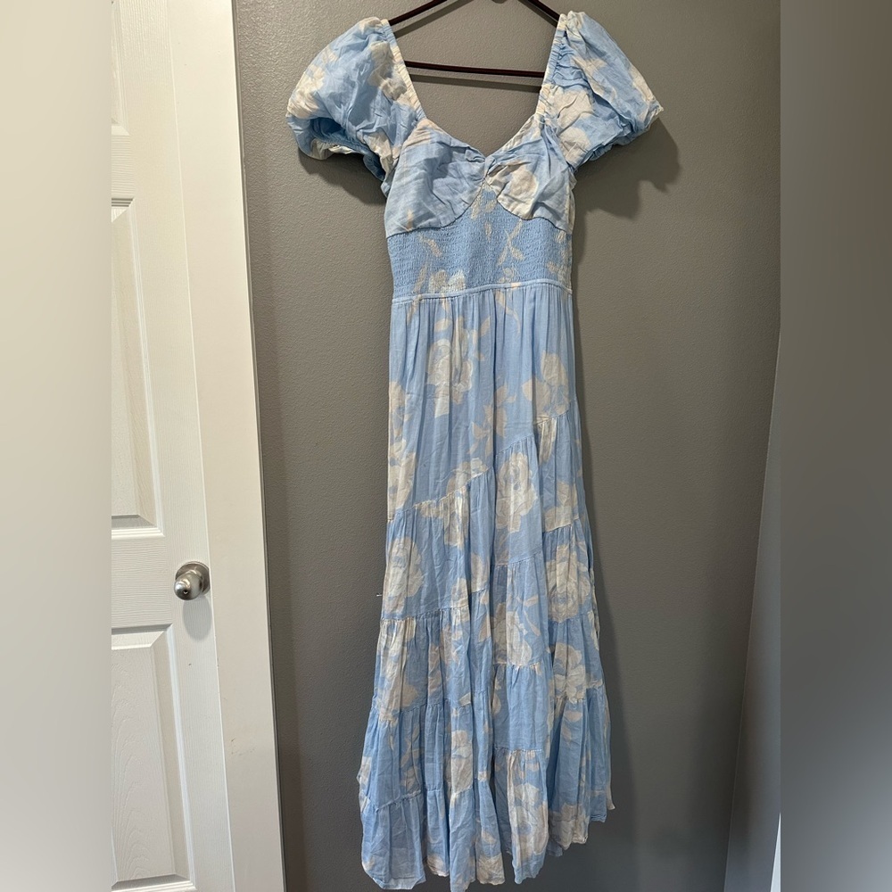 FREE PEOPLE Sundrenched Short Sleeve
Maxi Dress - Picture 4 of 11